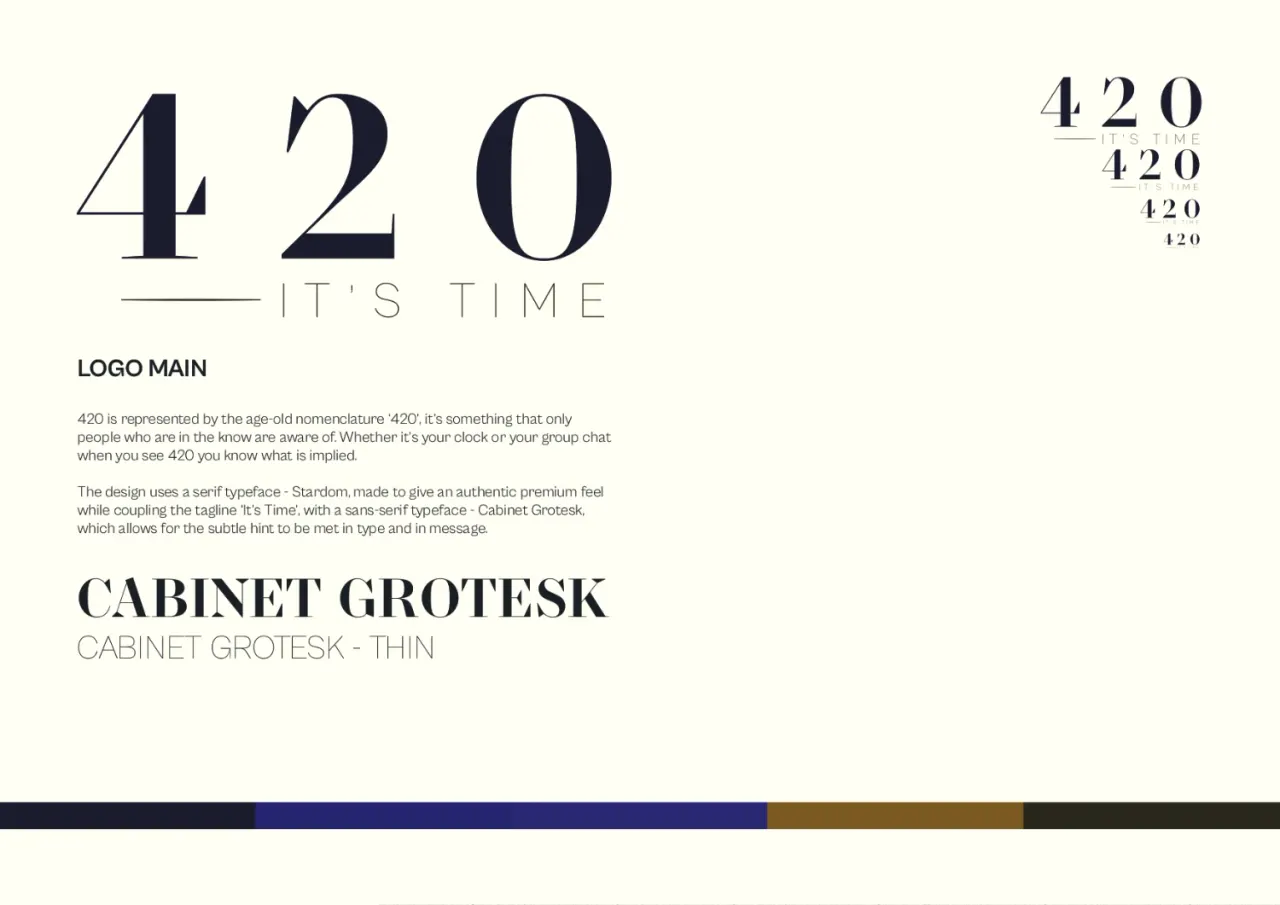 420 It’s Time Brand Guide, part 4 of 9
