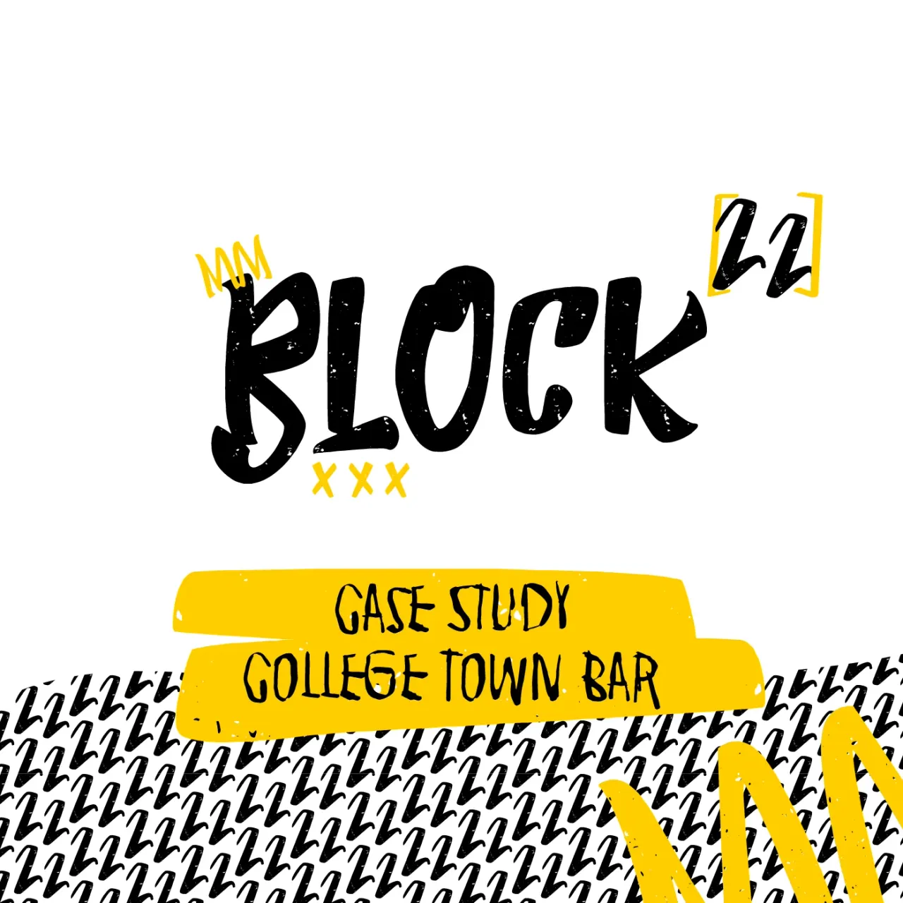 Block 22 Rebrand, branding work by Little Hat