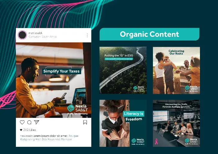 Nexia Social Media, social work by Little Hat