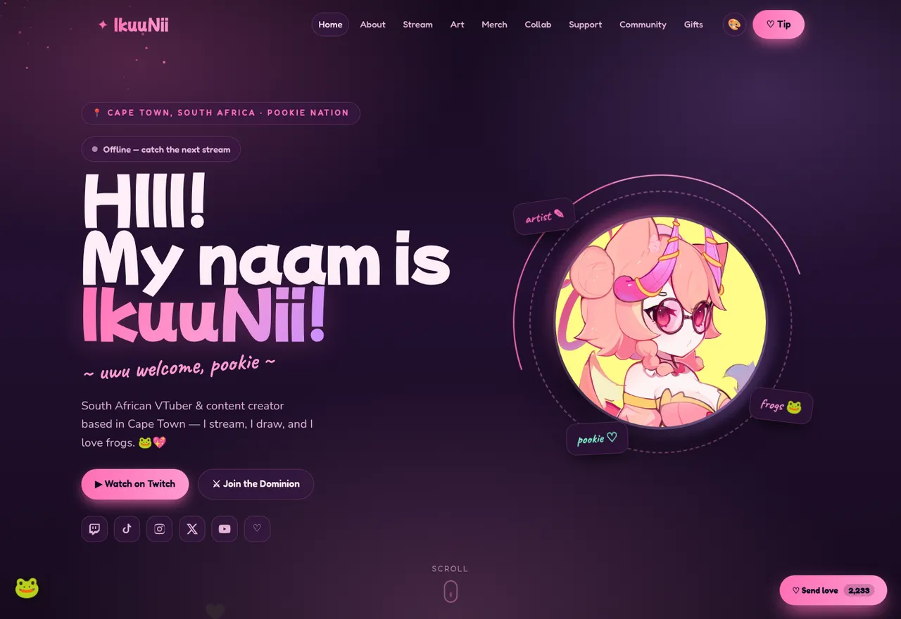 IkuuNii home page